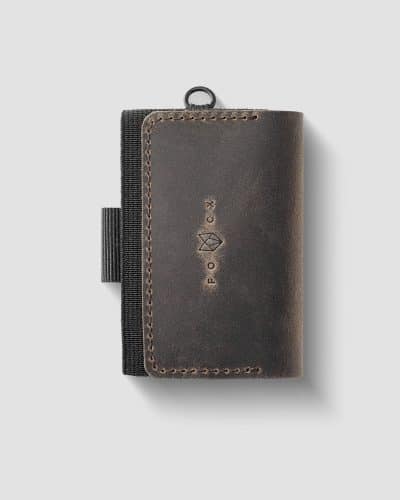 Durable minimalist wallet with precise laser-cut edges.