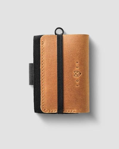 Compact bifold wallet crafted from premium leather.