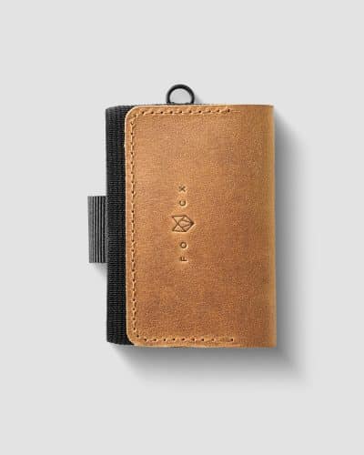 Essential cardholder with minimalist design and durable finish.