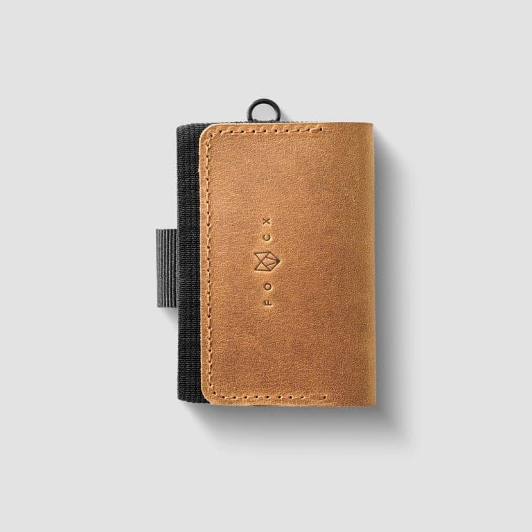 Essential cardholder with minimalist design and durable finish.