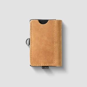 Slimline wallet with minimalist interior layout