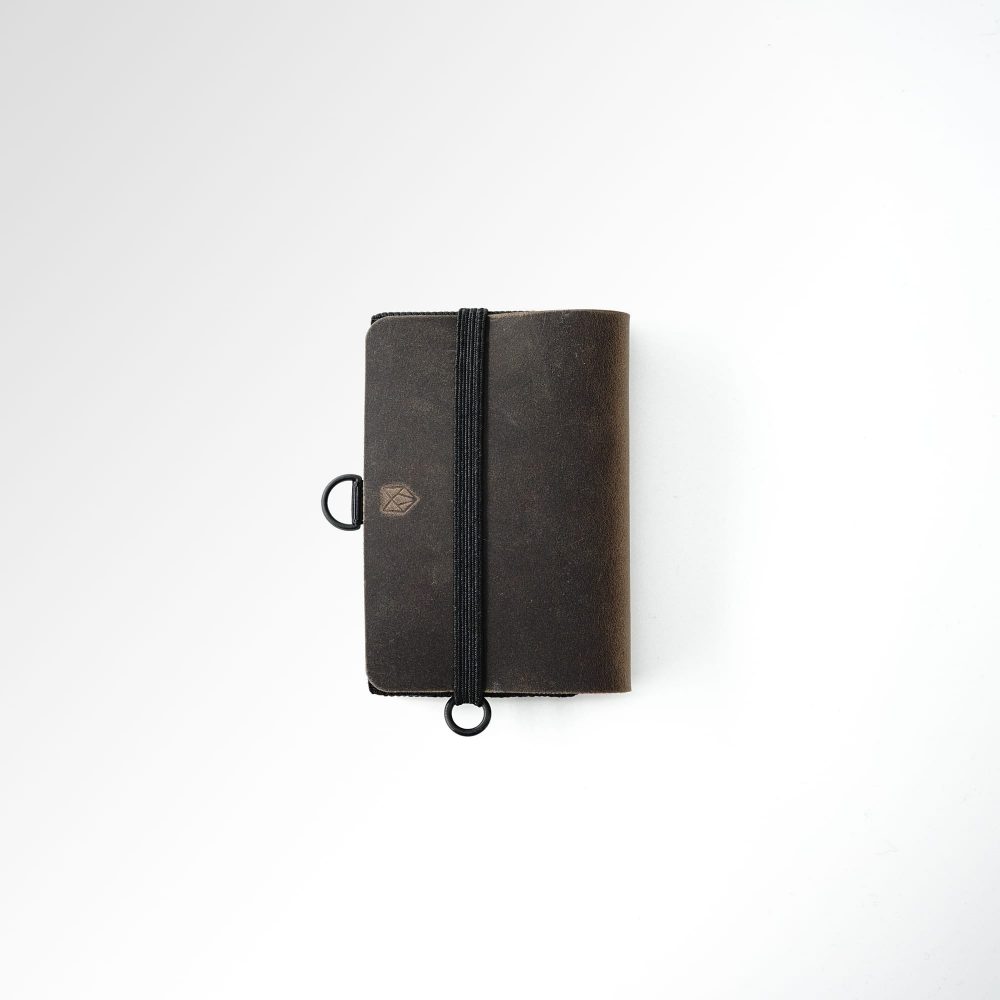 Luxuoso minimalist carteira em couro fino