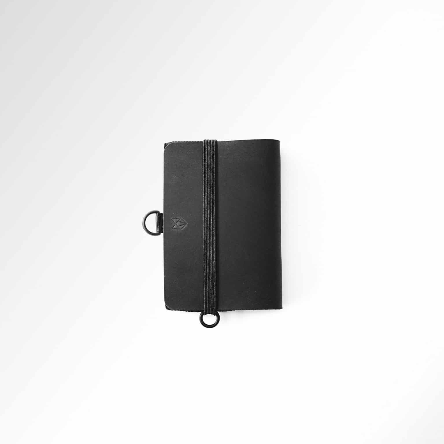 Compact slim wallet for front or back pocket