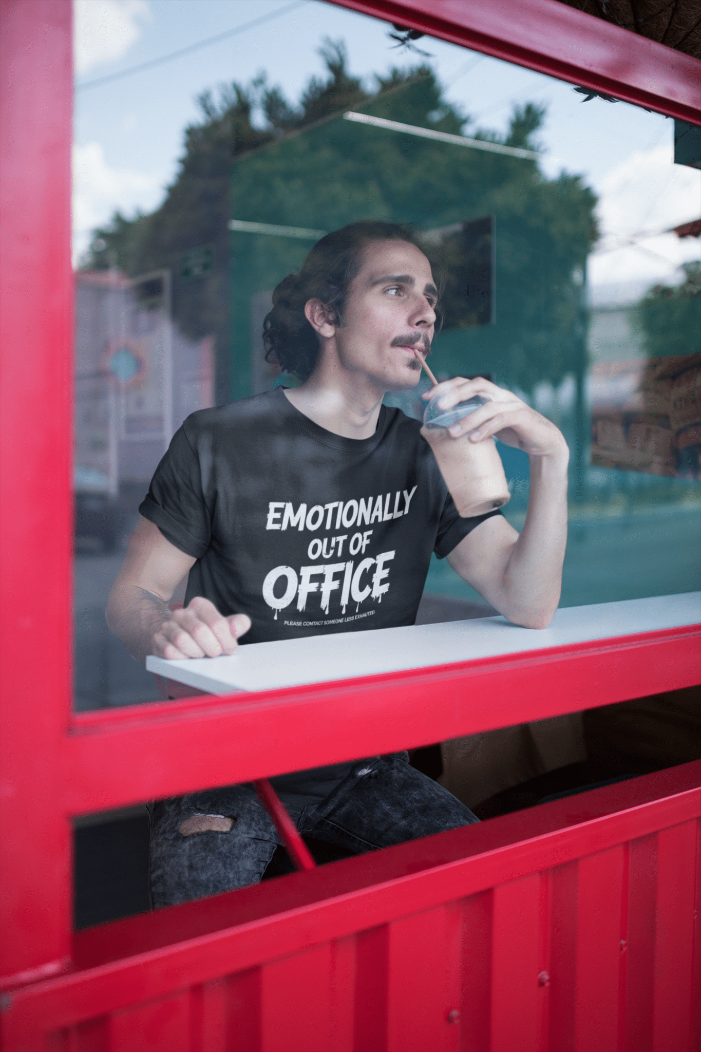 tee mockup of a man drinking iced coffee 20146 scaled - FOCX